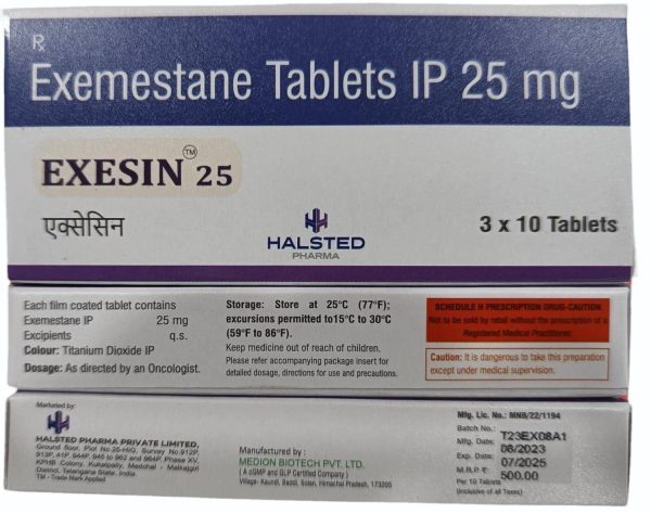 Exemestane(Aromasine)-25mg/tbs